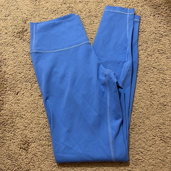 Rare Lululemon wunder under high rise tights Blue Nile 28” Sz 6 - Picture 3 of 6